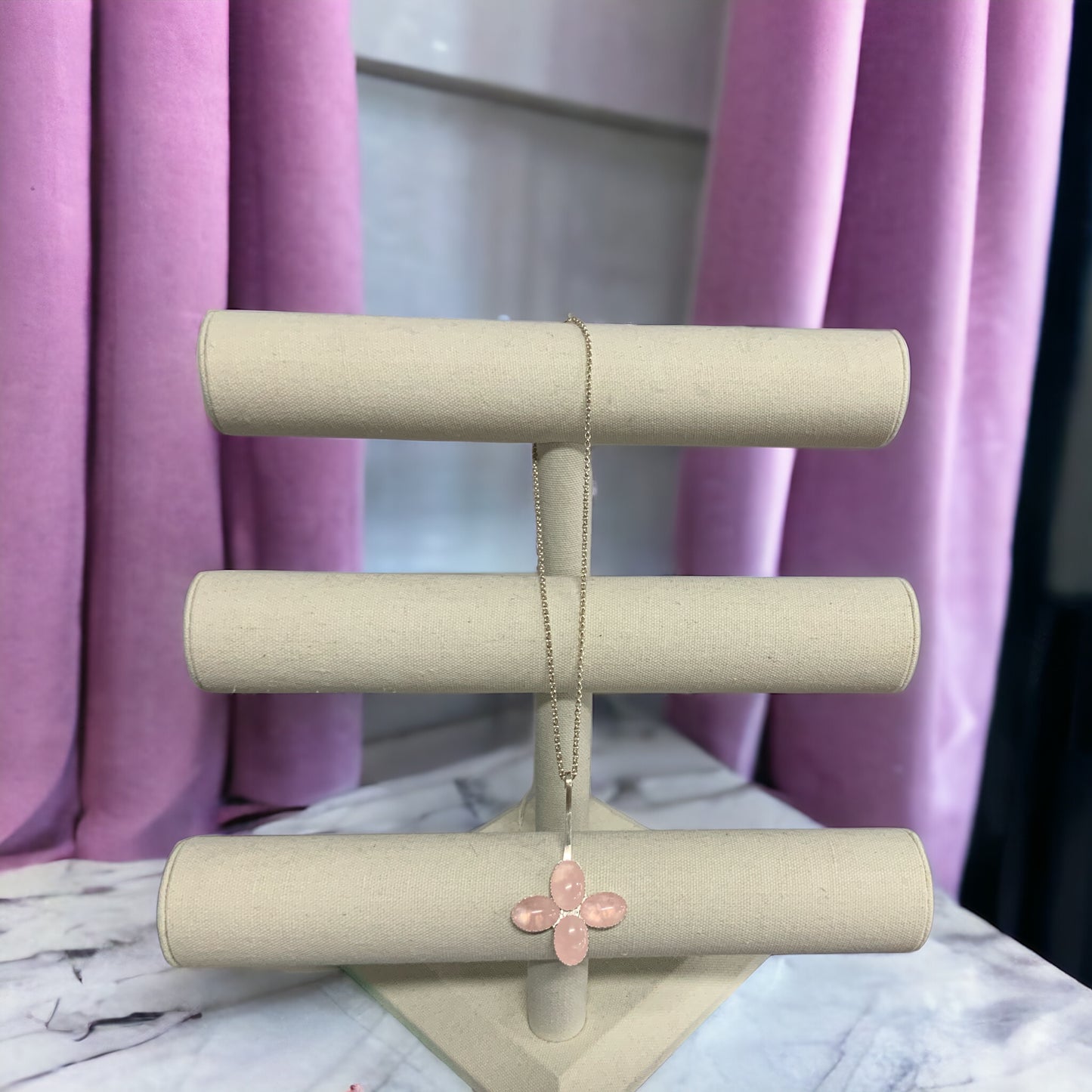 Argentium Silver Flower Pendant with 16” Belcher chain Handmade