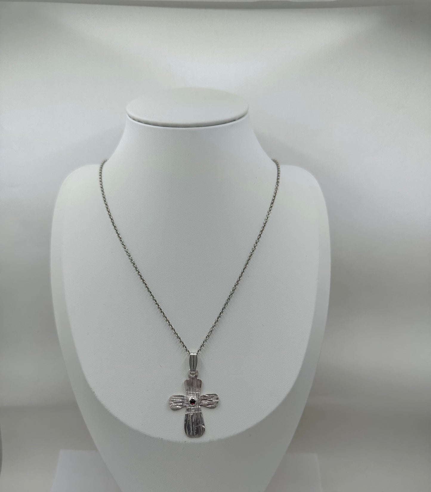 Argentium Silver Cross Pendant: Symbol of Faith and Elegance